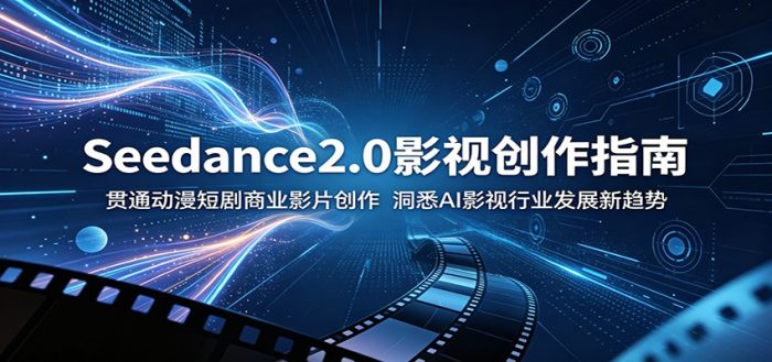 Seedance2.0影视创作指南：贯通动漫短剧商业影片创作，洞悉AI影视行业发展新趋势|小鸡网赚博客