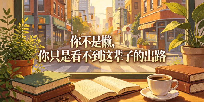 付费文章：你不是懒，你只是看不到这辈子的出路|小鸡网赚博客
