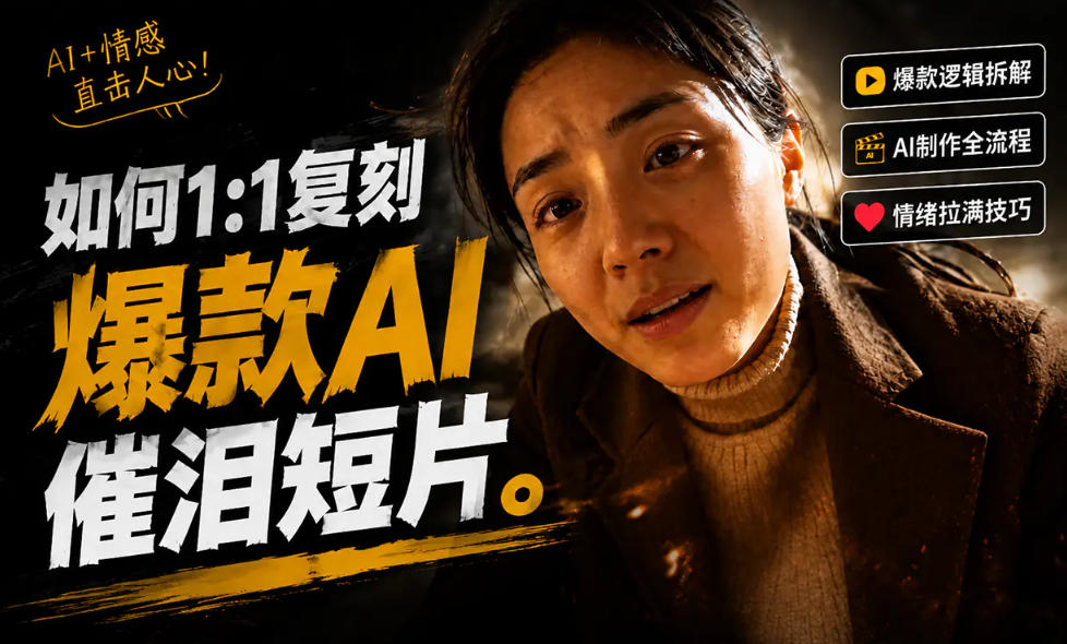 豆包+Gemini生成真人AI短剧-拆解复刻百万爆款第一人称短片，一站式讲透爆款复刻全流程|小鸡网赚博客