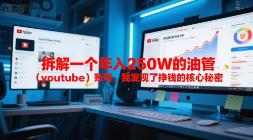 付费文章：拆解一个年入250W的油管（youtube）账号，我发现了挣钱的核心秘密|小鸡网赚博客