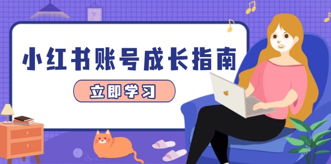 （14650期）小红书账号成长指南，爆款选题+精准定位+数据分析，系统提升账号变现能力|小鸡网赚博客
