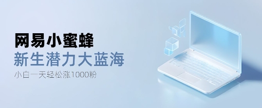 网易小蜜蜂，最新大蓝海项目，单日轻松日涨千粉|小鸡网赚博客