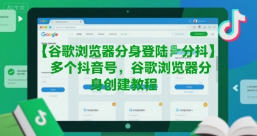 谷歌浏览器分身登陆多个抖音号，谷歌浏览器分身创建教程|小鸡网赚博客