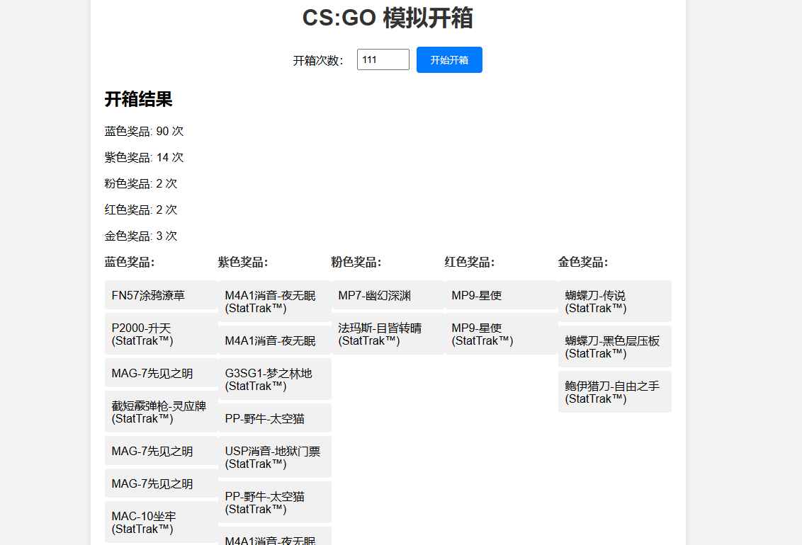 CSGO开箱模拟器源码|小鸡网赚博客
