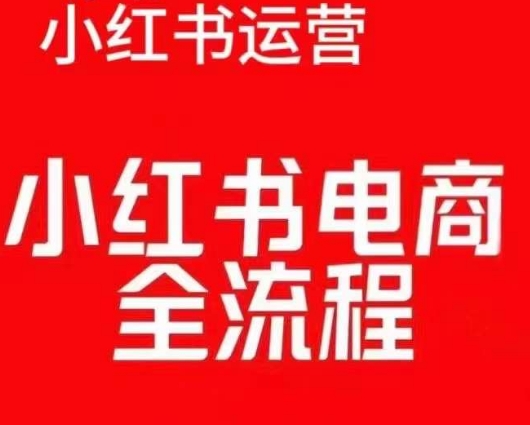 红薯电商实操课，小红书电商全流程|小鸡网赚博客