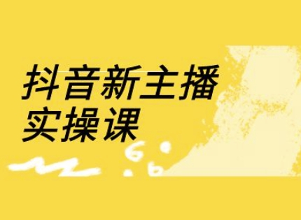 抖音新主播实操课，直播间流量运营线上实操课(18节)|小鸡网赚博客