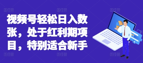 视频号轻松日入数张，处于红利期项目，特别适合新手|小鸡网赚博客