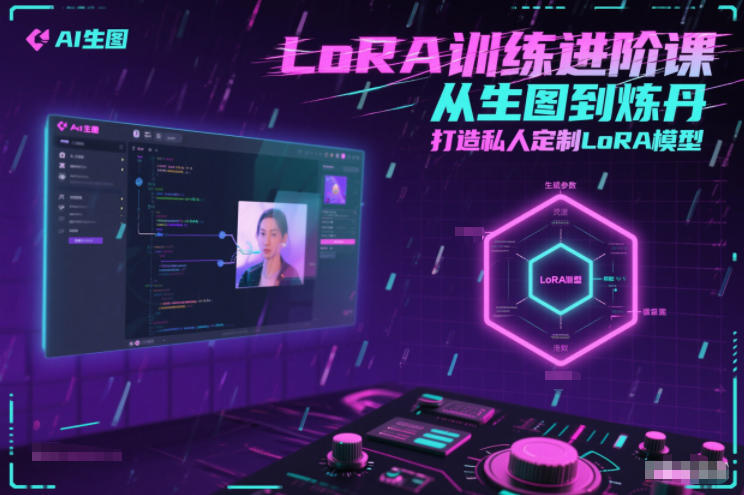 LoRA训练进阶课，从生图到炼丹，打造私人定制LoRA模型|小鸡网赚博客