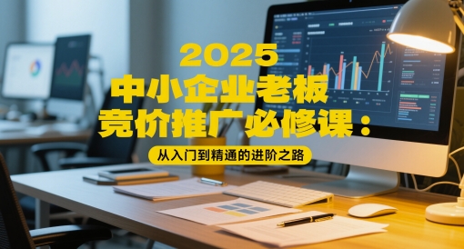 2025中小企业老板竞价推广必修课：从入门到精通的进阶之路|小鸡网赚博客