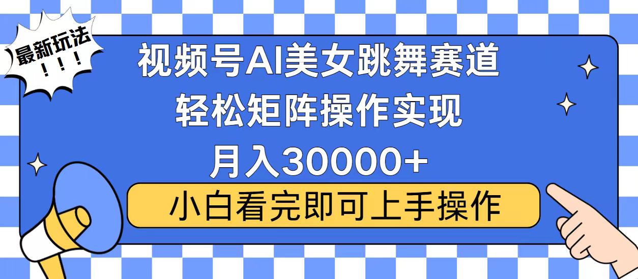 （13813期）视频号蓝海赛道玩法，当天起号，拉爆流量收益，小白也能轻松月入30000+|小鸡网赚博客