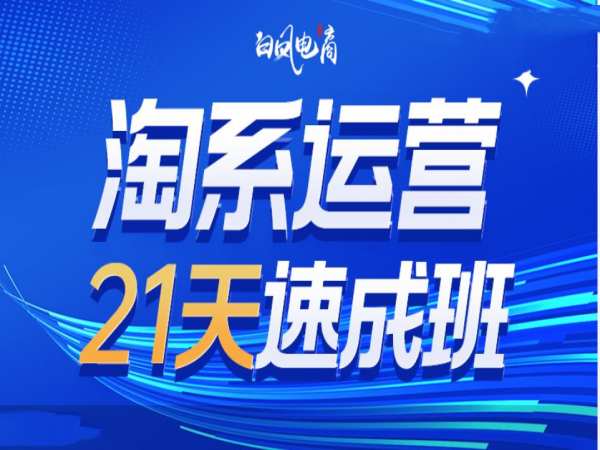 淘系运营21天速成班35期，年前最后一波和2025方向|小鸡网赚博客