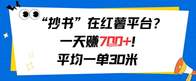 抄书在红薯平台？一天挣几张，平均一单30米，有手就行，新手小白不二之选！|小鸡网赚博客