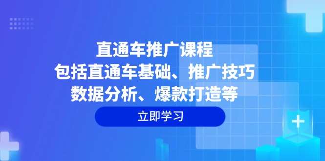 （14001期）直通车推广课程：包括直通车基础、推广技巧、数据分析、爆款打造等|小鸡网赚博客
