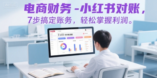 电商财务-小红书对账，7步搞定账务，轻松掌握利润|小鸡网赚博客